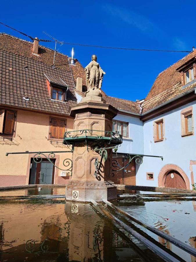Gite Entre Vignes Et Vergers Maison Historique Gueberschwihr Exterior photo